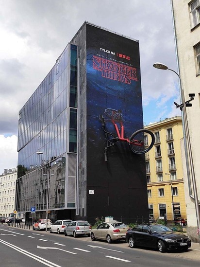 Billboard quảng cáo phim ở Ba Lan