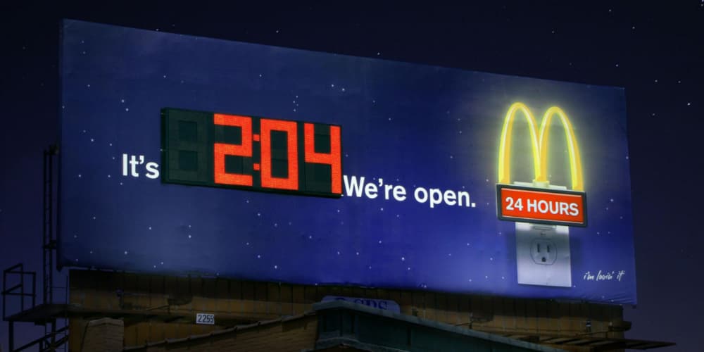 Quảng cáo McDonald nổi bật 