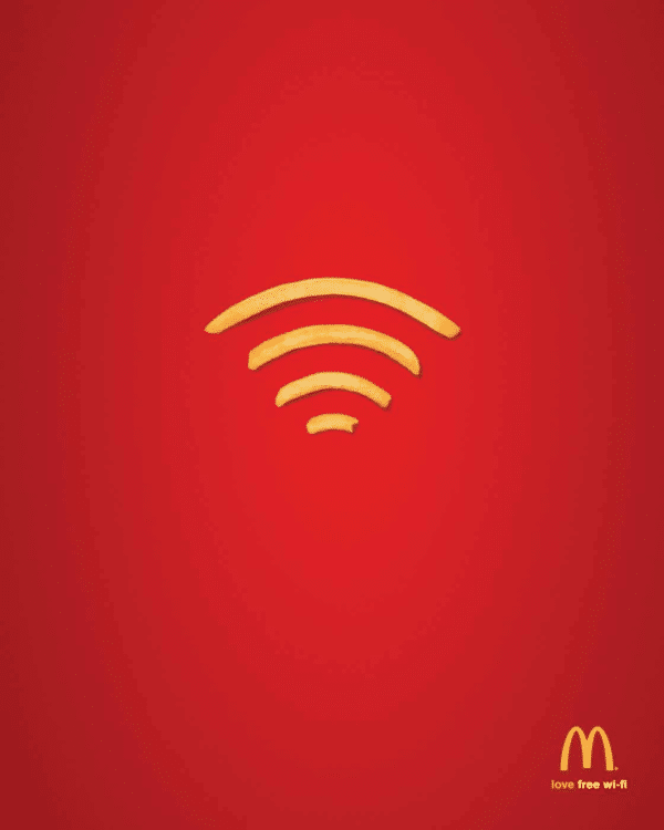 Thiết kế quảng cáo: Quảng cáo Wifi của McDonal 