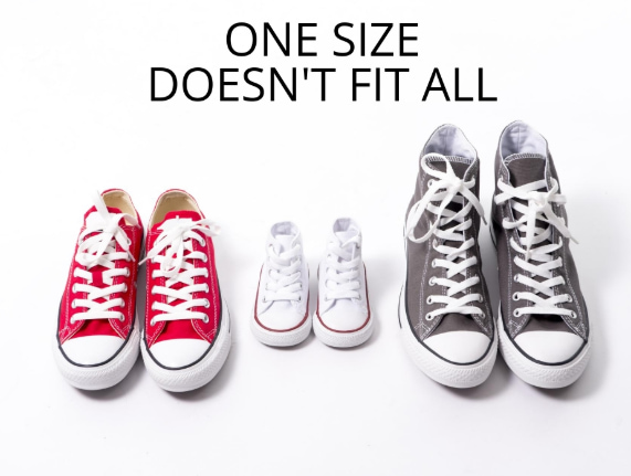 Phương pháp tiếp cận “one size fit all”