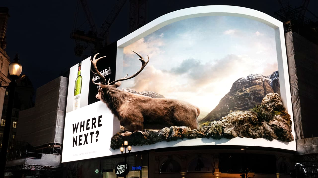 Billboard 3D của Glenfiddich