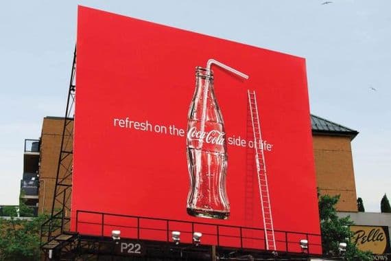 Chiếc thang của Coca Cola