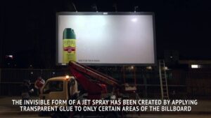 Billboard thông minh của hãng xịt côn trùng Orphea