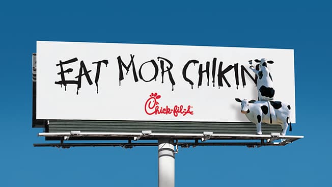 Quảng cáo Billboard thú vị của Chick-Fil-A