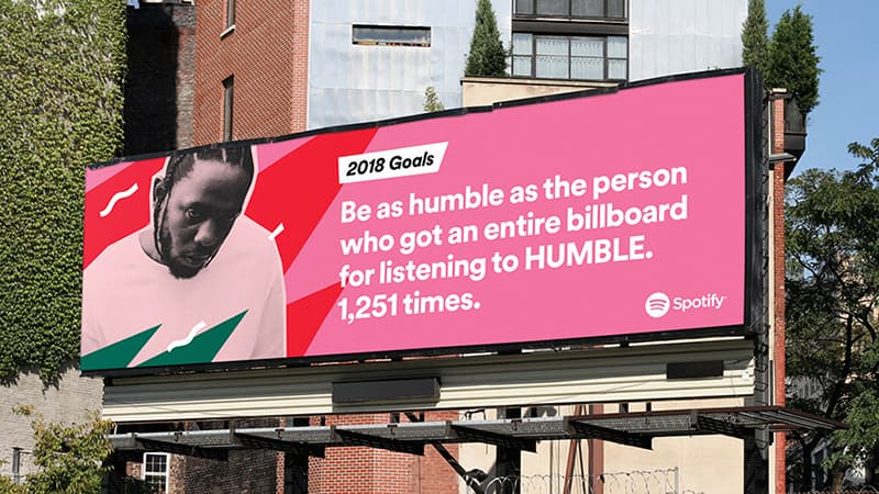 Quảng cáo Billboard là một cách độc đáo để Spotify quảng cáo thương hiệu