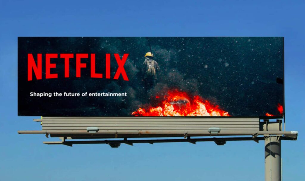 Quảng cáo Billboard ngoài trời ấn tượng của Netflix