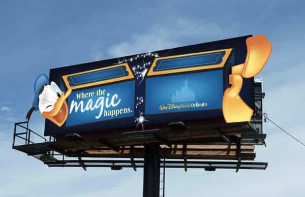 Biển quảng cáo Walt Disney World Orlando 