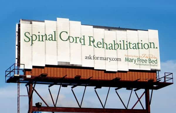 Biển quảng cáo Spinal Cord Rehabilitation